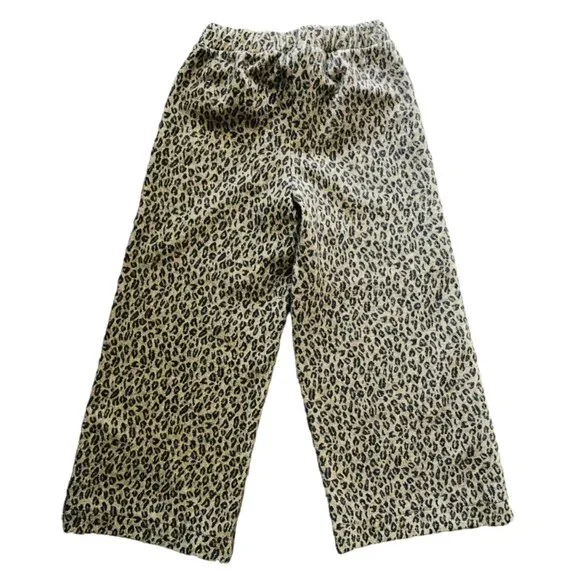 Zara Girls Fleece Leopard Trousers - Picture 2 of 8